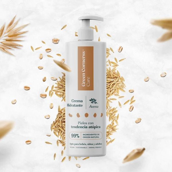 crema hidratante de avena de green cornerss
