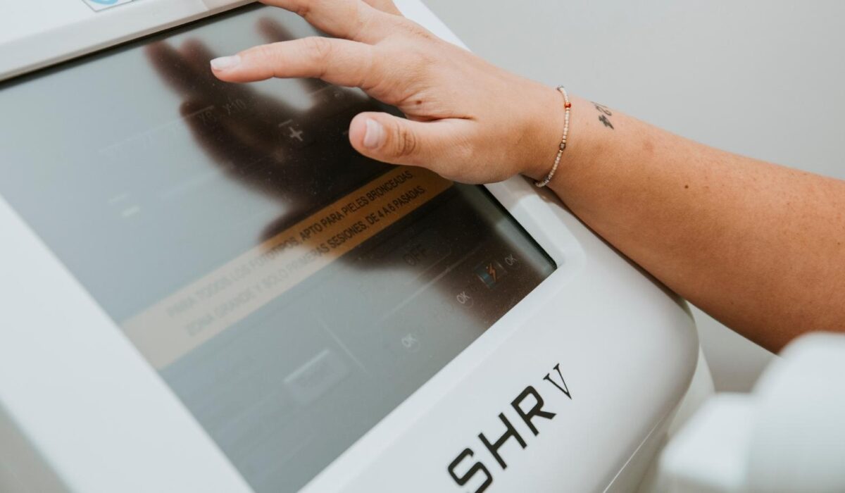 Tecnología láser SHR utilizada para tratamientos de depilación